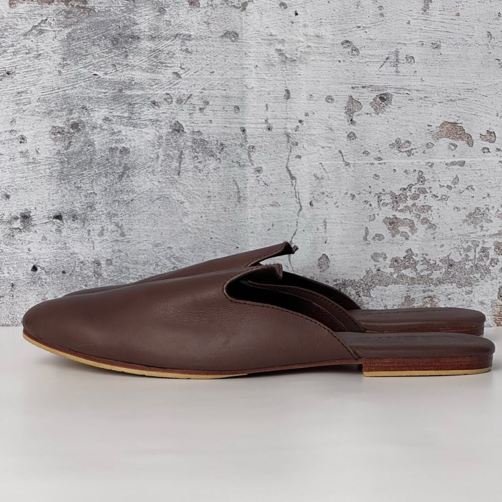 LIBERTÉ LEATHER Modern Mule - Brown